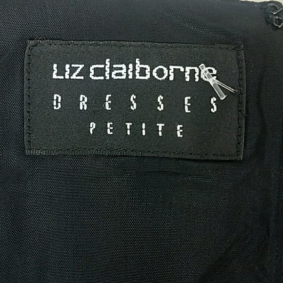 ☆ Liz Claiborne Long Short Sleeve Formal w/slit - Picture 4 of 5